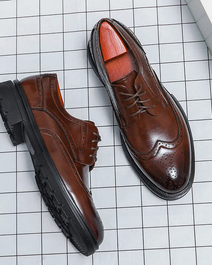 Men’s Formal Dress Shoes – Brock Cut – Rounded Toe