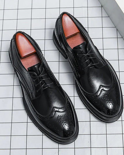 Men’s Formal Dress Shoes – Brock Cut – Rounded Toe