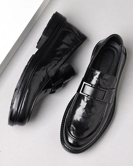 Men’s Formal Slip-On Dress Shoes – Round Toe – Polished Finish