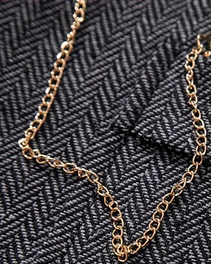 Men’s Herringbone Waistcoat – All-Season