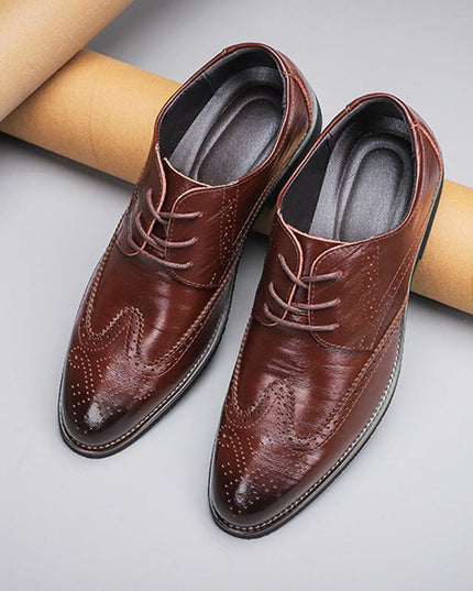 Men’s Lace-Up Ombre Shoes – Casual Style with Modern Edge