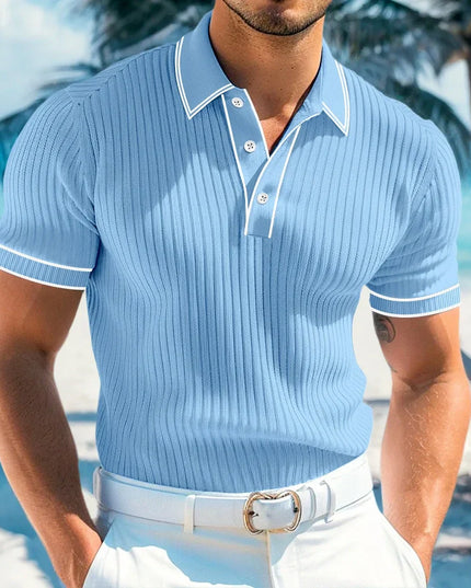 Men's Lightweight Summer Polo Shirt – Breathable Comfort, Timeless Style