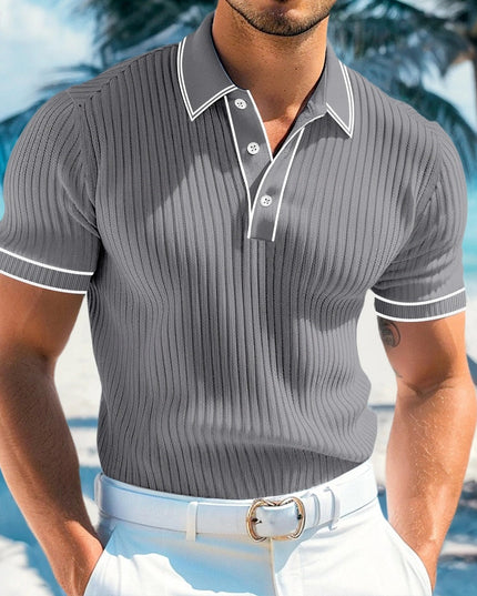 Men's Lightweight Summer Polo Shirt – Breathable Comfort, Timeless Style
