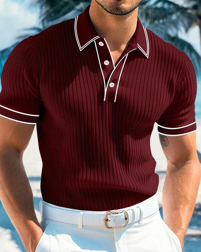 Men's Lightweight Summer Polo Shirt – Breathable Comfort, Timeless Style