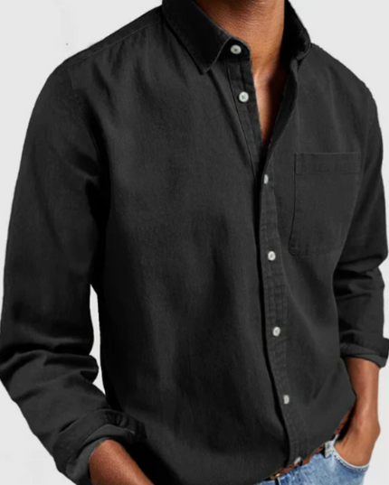 Men’s Long Sleeve Shirt – Classic Button-Down
