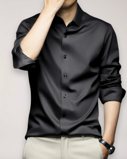 Men’s Long Sleeve Shirt – Classic Button-Up for Smart and Casual Looks