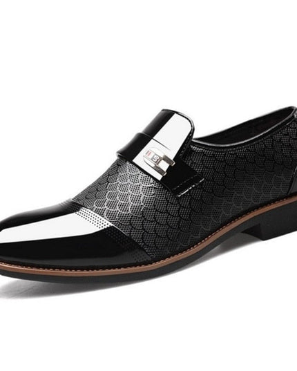 Men’s Patent Dress Shoes – Buckled Formal Foot Wear