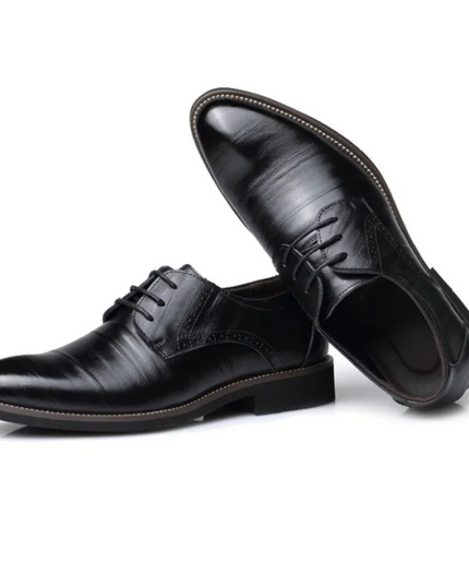 Men’s Polished Derby Shoes – Formal Lace-Up Foot Wear