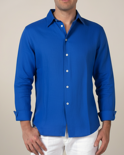Men’s Relaxed Fit All-Season Shirt – Effortless Everyday Elegance