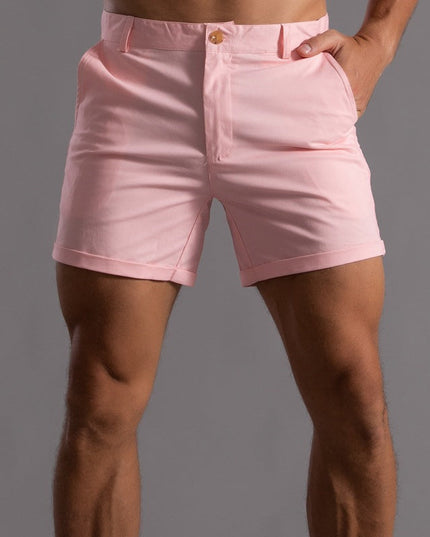 Men’s Tailored Summer Shorts – Regular Fit – Elegant City Style