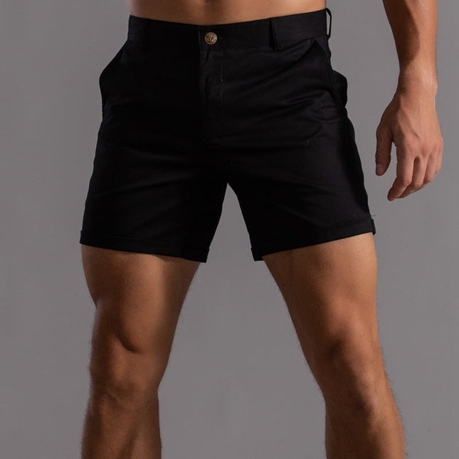 Men’s Tailored Summer Shorts – Regular Fit – Elegant City Style
