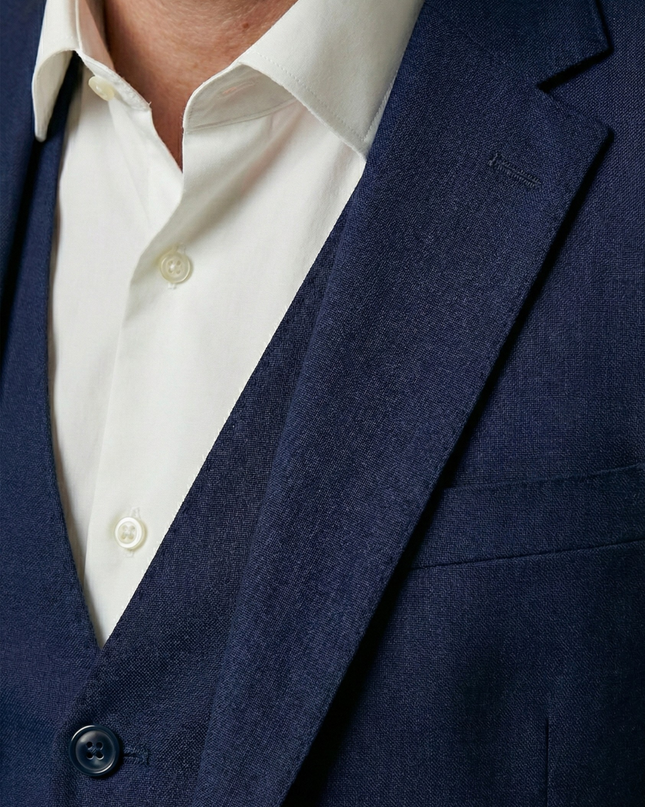 Men’s Three-Piece Wedding Guest Suit – Tailored Slim Fit Jacket, Waistcoat and Trousers for Formal Celebrations