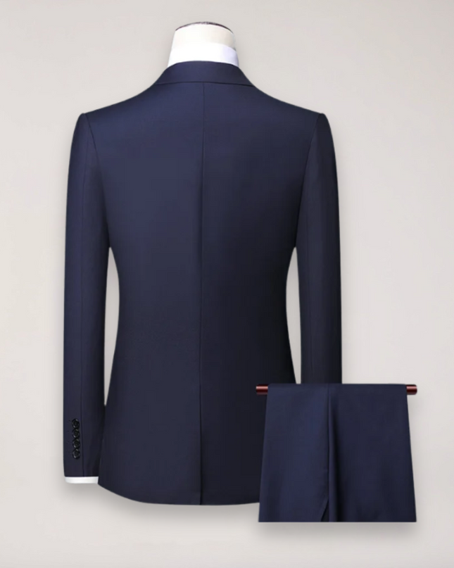 Men’s Two-Piece Formal Suit – Tailored Fit Blazer and Trousers