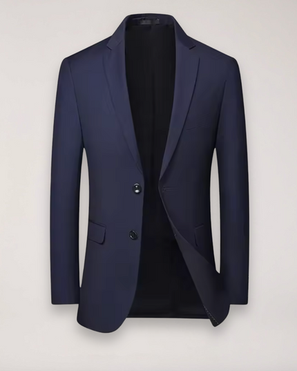 Men’s Two-Piece Formal Suit – Tailored Fit Blazer and Trousers