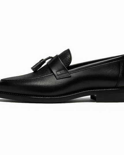 Men’s Woven Tassel Loafers – Classic Slip-On Elegance