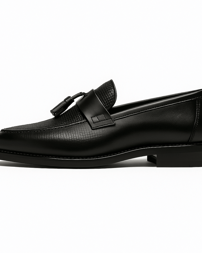 Men’s Woven Tassel Loafers – Classic Slip-On Elegance