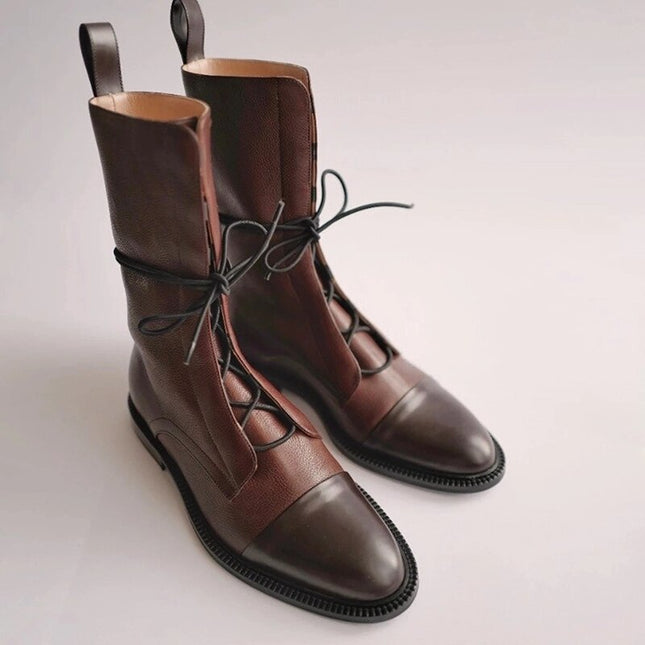 Ella | Women’s Classic Lace-Up Combat Style Boots