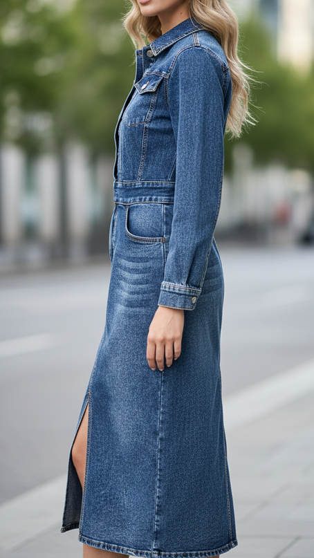 Novae | Denim Dress Tailored Fit