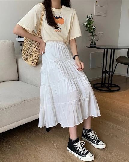 CARINE – Casual Flowy Skirt