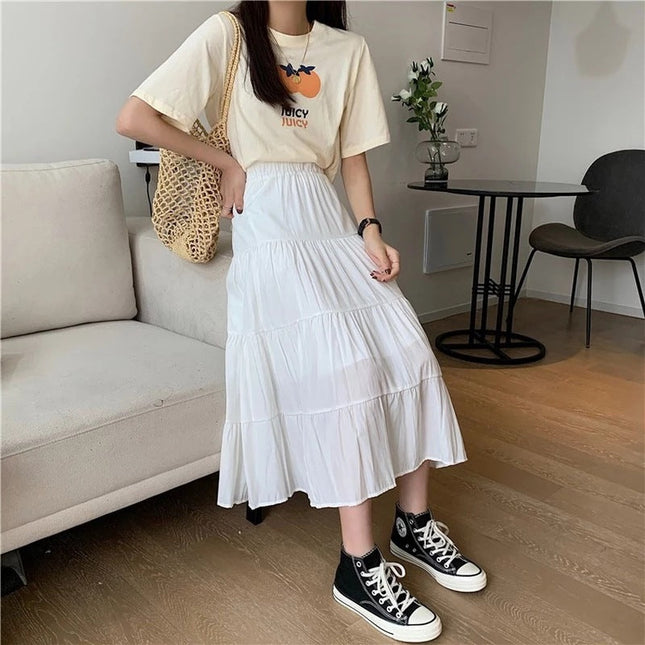CARINE – Casual Flowy Skirt