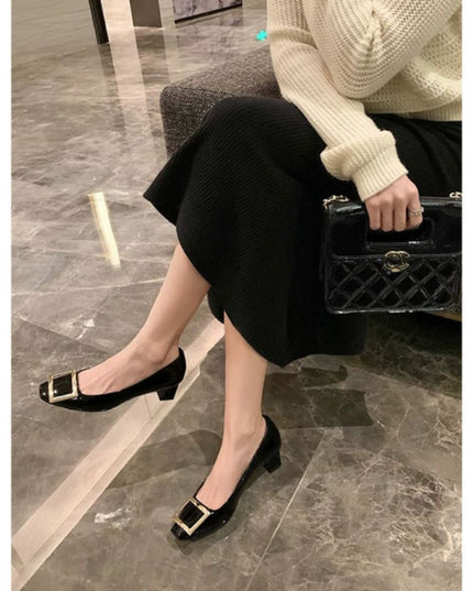Narella | Elegant Heeled Sandals with Metallic Accent
