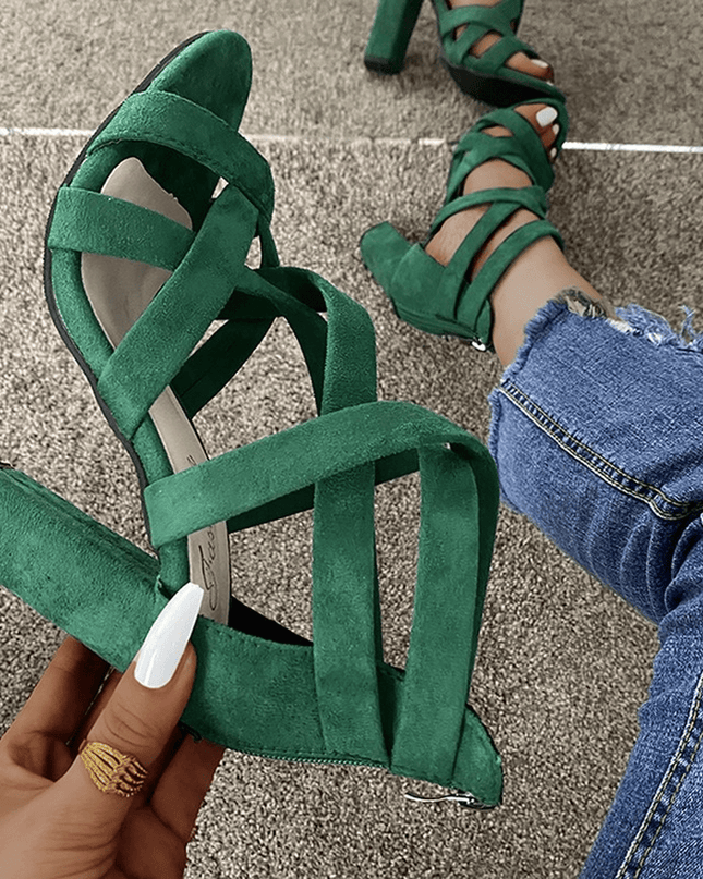 Paige | Women’s Chunky Heel Strappy Shoes