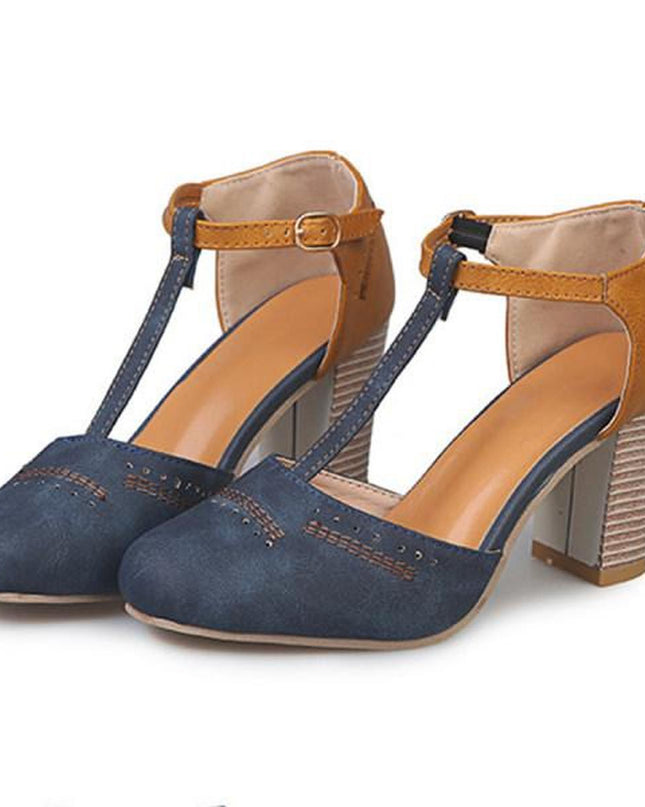 Olivia | Women’s Vintage Style Ankle Strap Heels