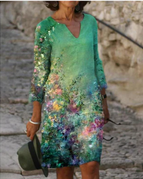 Floral Green / S