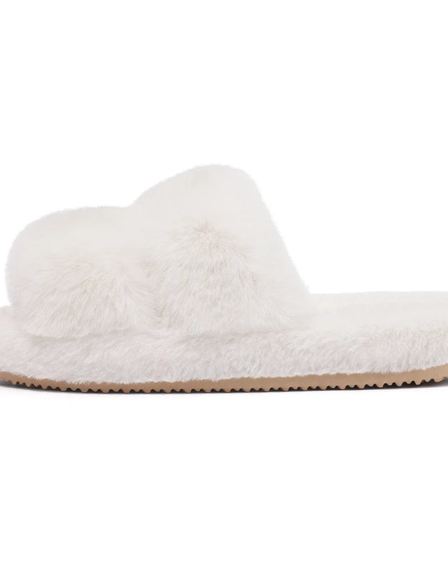 Daisy | Women’s Cozy Faux Fur Slide Slippers