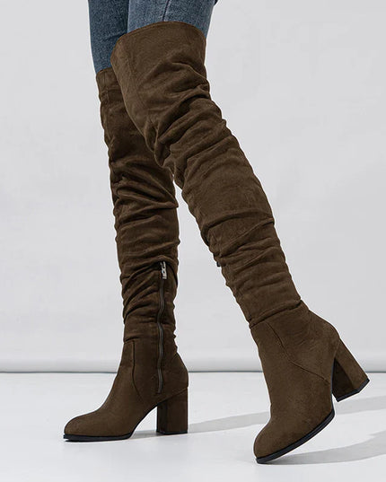 Kayla | Stylish Over-the-Knee Women's Heeled Boots
