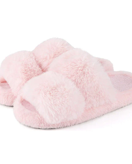 Daisy | Women’s Cozy Faux Fur Slide Slippers