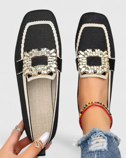 Jacklyn | Women Spring Embellished Slip-On Loafers Shoes