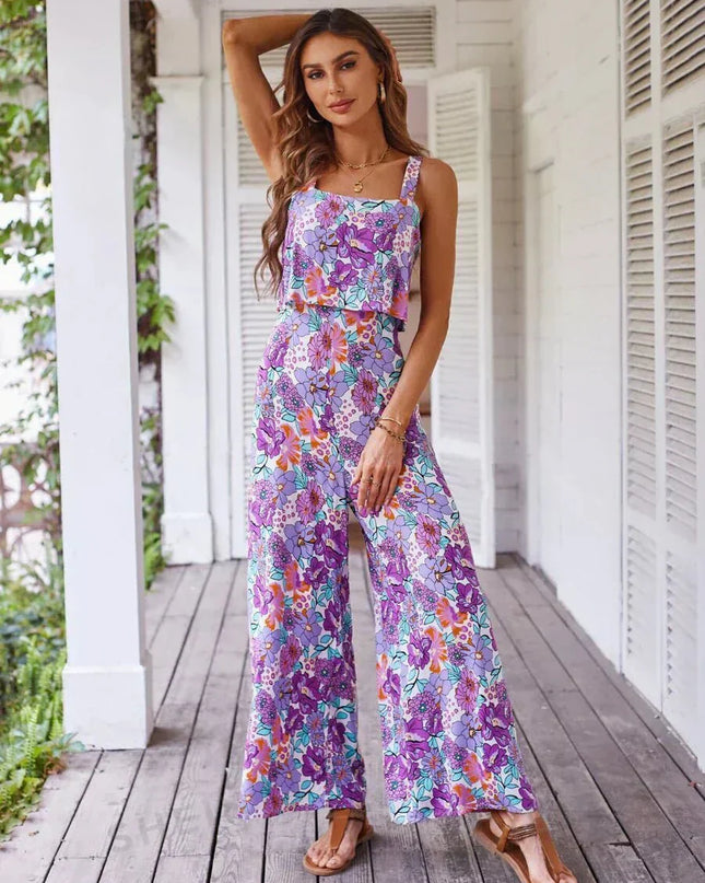 Nympha | Floral Wide-leg Jumpsuit