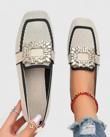 Jacklyn | Women Spring Embellished Slip-On Loafers Shoes