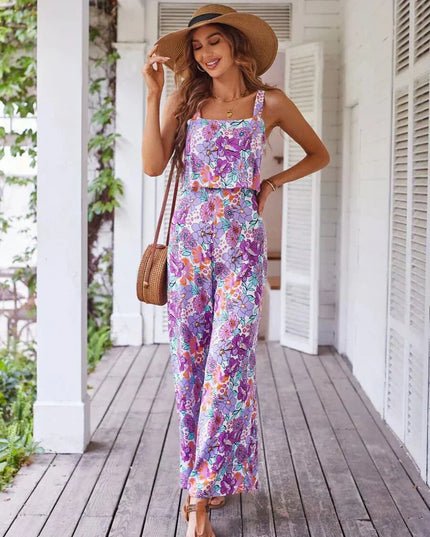 Nympha | Floral Wide-leg Jumpsuit