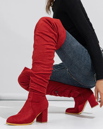 Kayla | Stylish Over-the-Knee Women's Heeled Boots