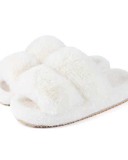 Daisy | Women’s Cozy Faux Fur Slide Slippers