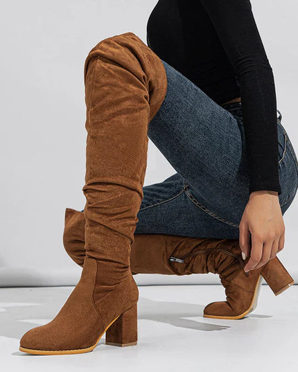 Kayla | Stylish Over-the-Knee Women's Heeled Boots