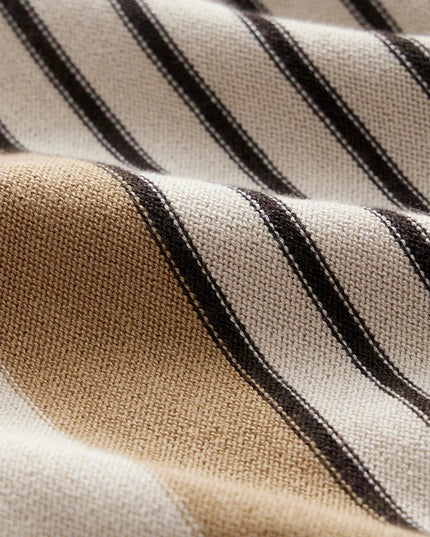 Men’s Short Sleeve Striped Polo Shirt – Spring, Summer