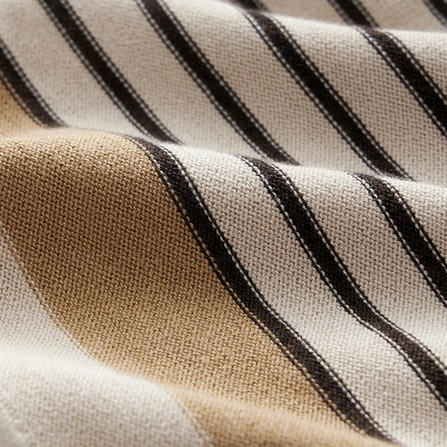 Men’s Short Sleeve Striped Polo Shirt – Spring, Summer