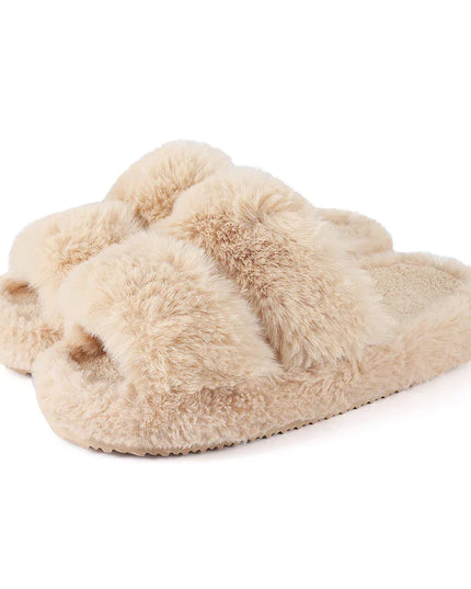 Daisy | Women’s Cozy Faux Fur Slide Slippers