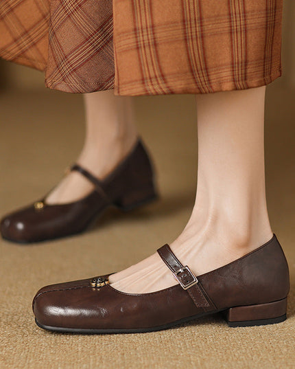 Natalie | Women’s Spring Strap Ballet Flats