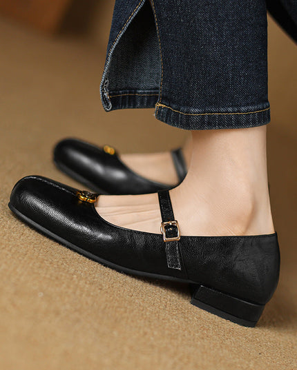 Natalie | Women’s Spring Strap Ballet Flats