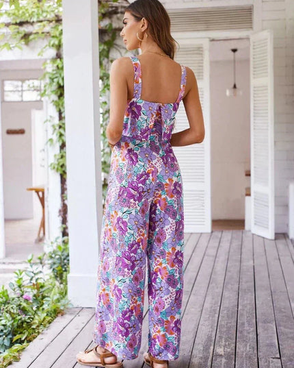 Nympha | Floral Wide-leg Jumpsuit