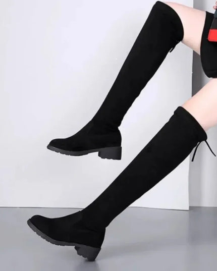 Danielle | Women’s Thigh-High Boots with Block Heels