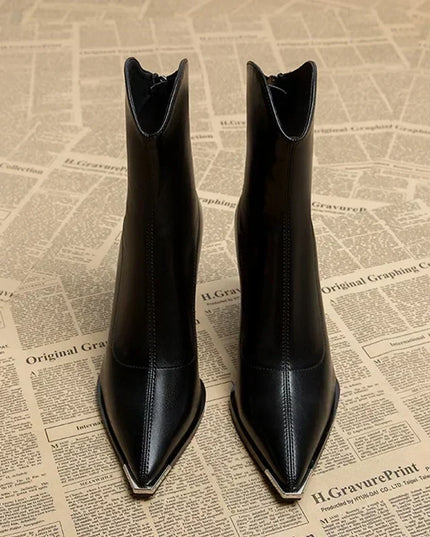 Eleanor | Women’s Spring Pointed Heel Ankle Boots