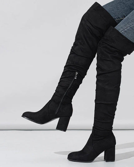 Kayla | Stylish Over-the-Knee Women's Heeled Boots