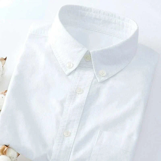 Slim Fit Button-Up Long Sleeve Shirt – Smart Casual Essential