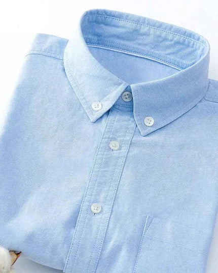 Slim Fit Button-Up Long Sleeve Shirt – Smart Casual Essential