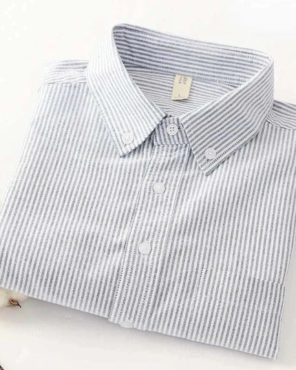 Slim Fit Button-Up Long Sleeve Shirt – Smart Casual Essential